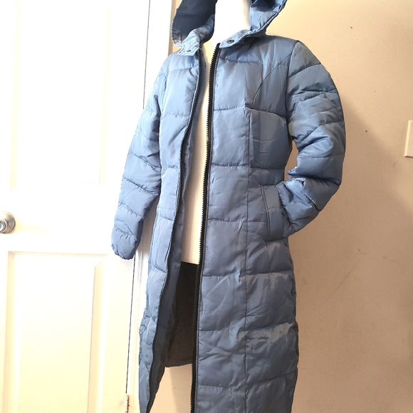 ChouYatou Wind Proof Padded Winter Coat Sz-S/M Blue - Picture 14 of 16